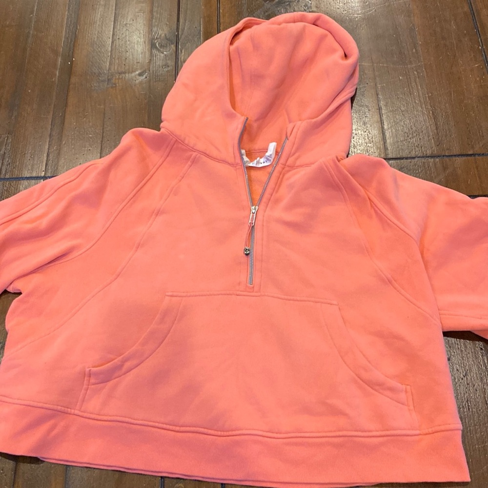 Lululemon Scuba Oversized Half Zip Hoodie XL/XXL - Coral